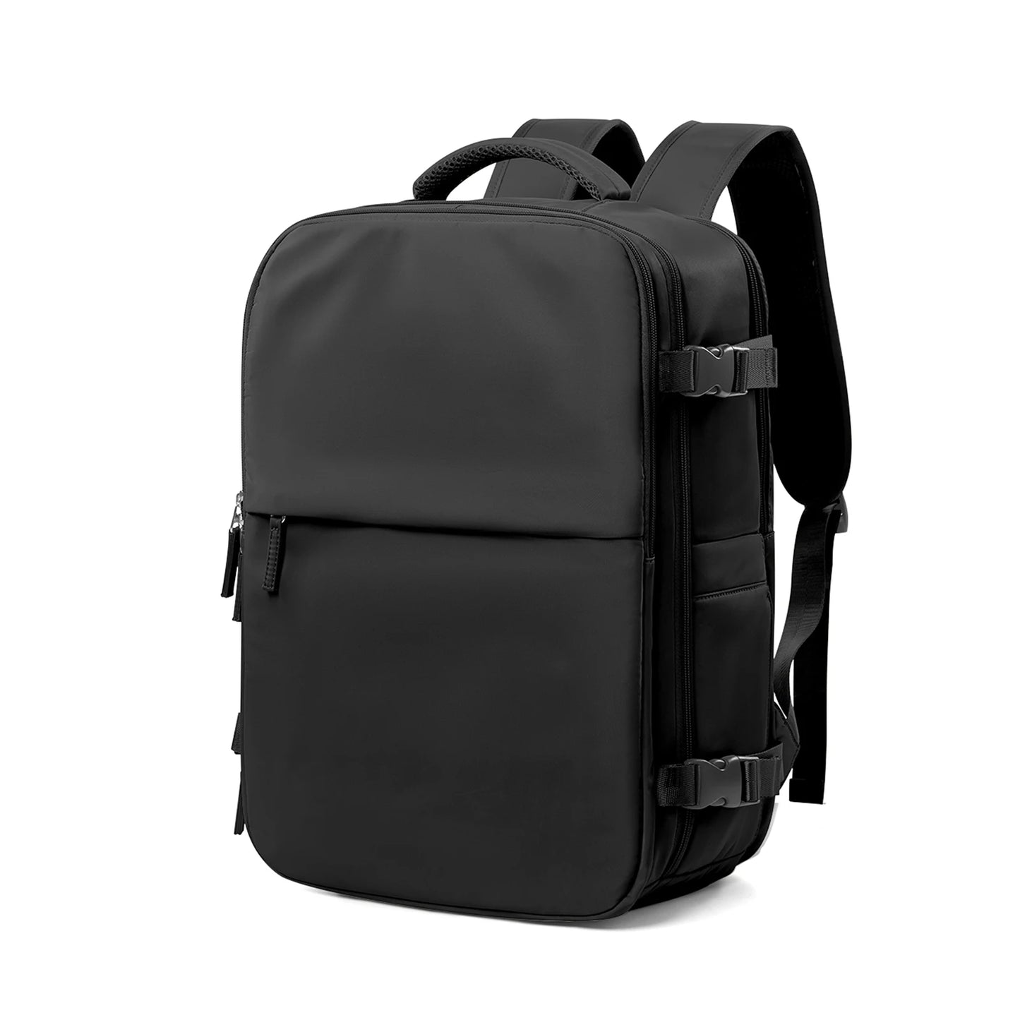 Travel Vacuum Backpack with Vacuum Compression Pump, Large Capacity Airplane Travel Backpack Women Men Expanded Laptop Backpack