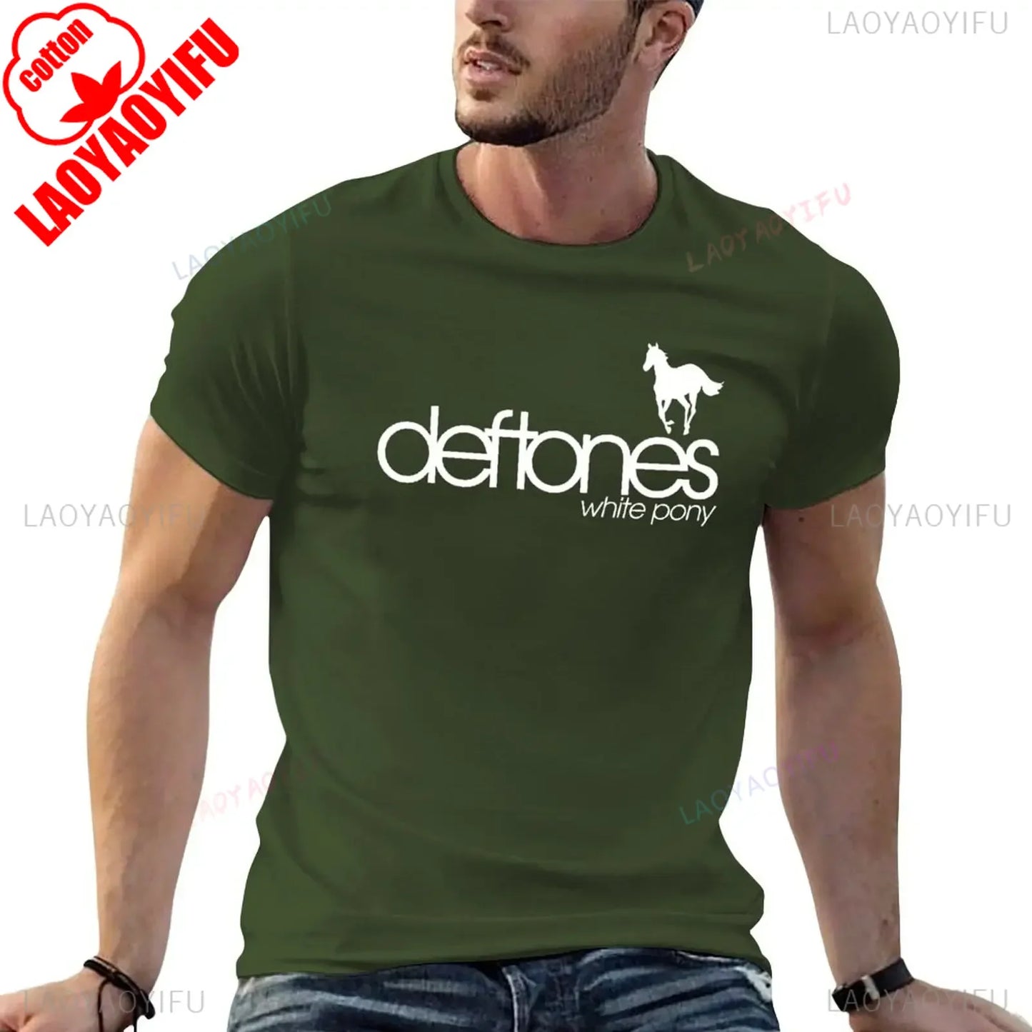 Deftones Band White Pony Adrenaline Grunge Graphic Unisex T-Shirt 90s Retro Alternative Metal Streetwear Concert Merch