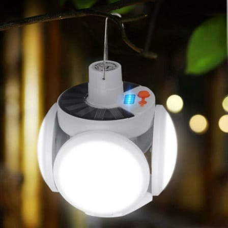 Portable Rechargeable Outdoor Garden Solar Emergency Light Work Camping Lamp