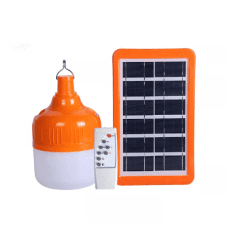 Chargeable Solar Led Bulb Light With Remote control - 30W