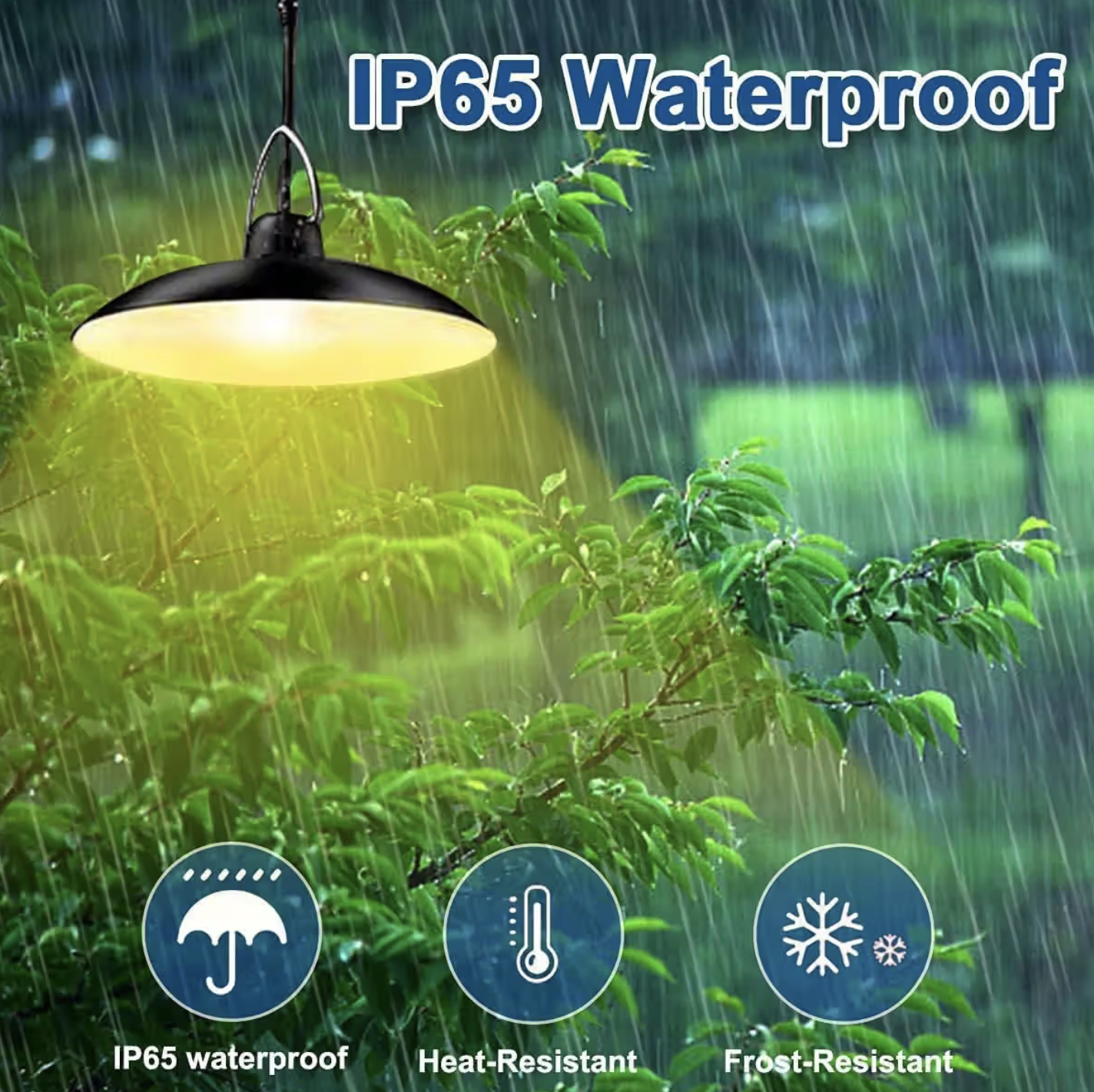Solar Powered Indoor/Outdoor Solar Pendant Light