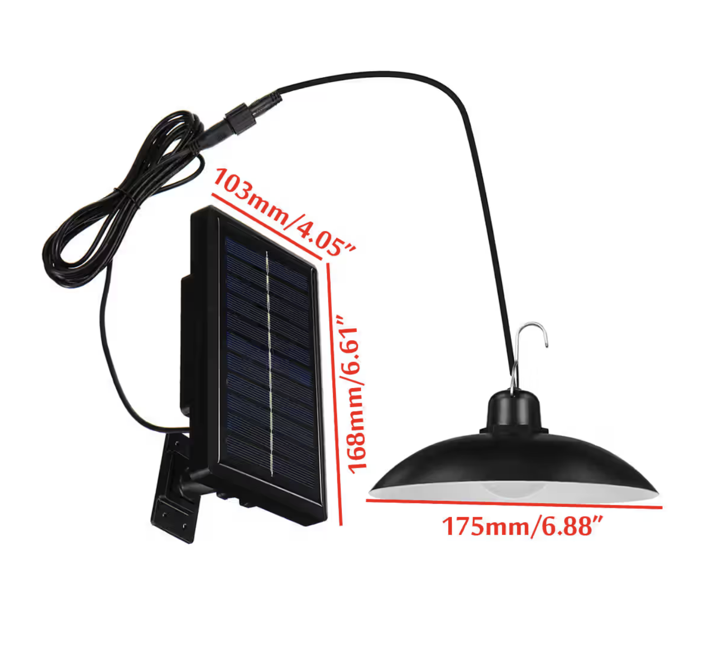 Solar Powered Indoor/Outdoor Solar Pendant Light