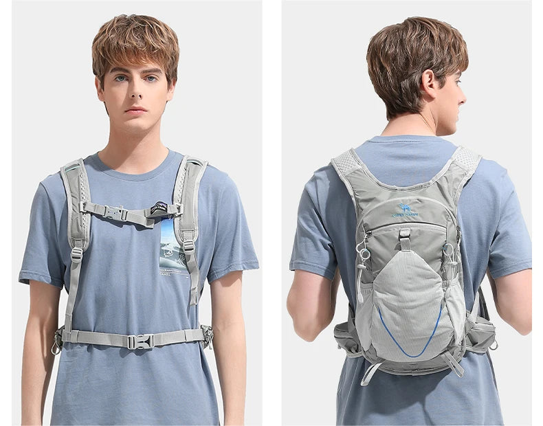 GOLDEN CAMEL12L Man Waterproof Backpacks Ultralight Climbing Bags for Men Backpack for Camping Travel Hiking Cycling Running Bag