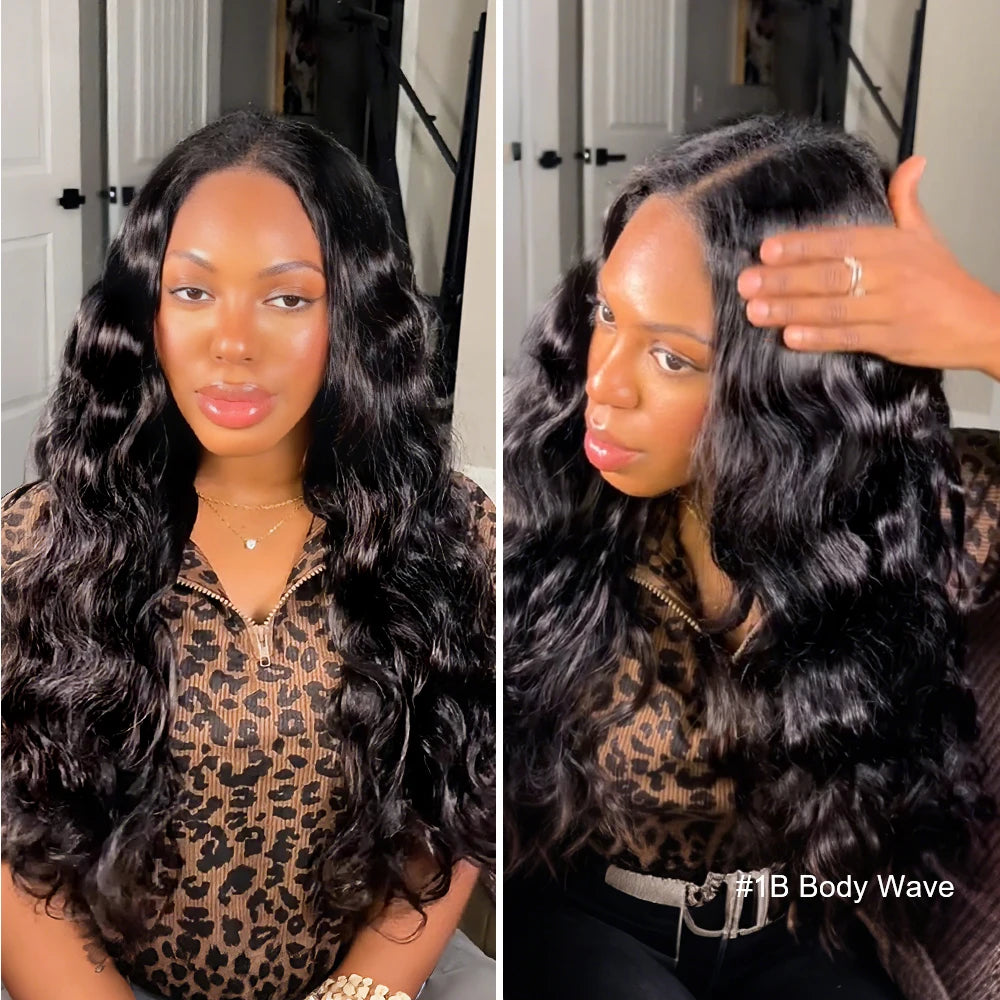 Full Head Body Wave Human Hair Extensions Natural Color 8Pcs 120G 240G Per Pack Loose Wave Clip In Hair Extensions 14-26 Inch