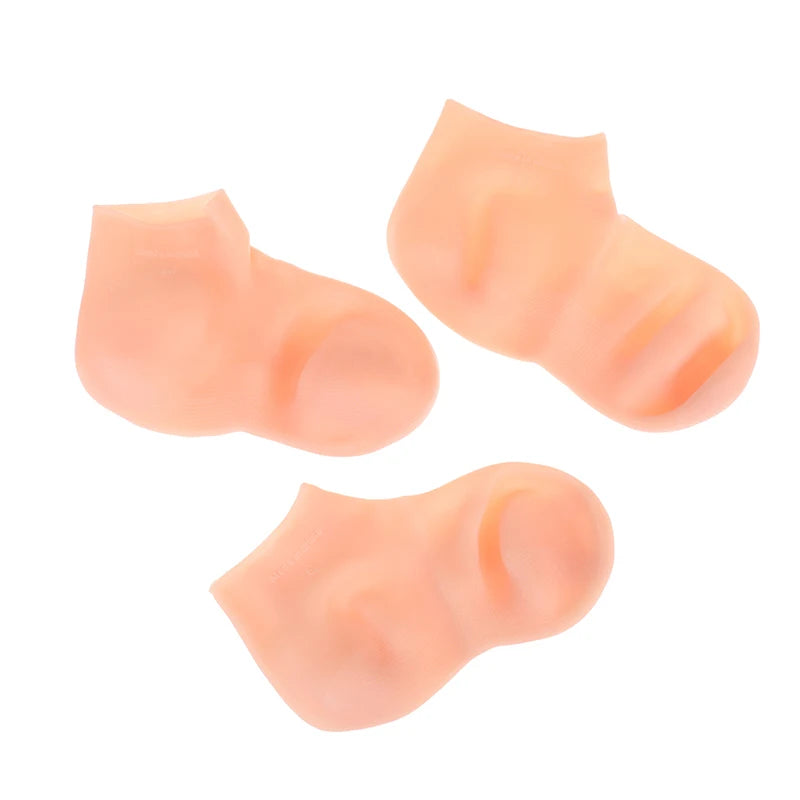 1 Pair Foot Care Socks Spa Silicone Moisturizing Gel Anti Cracking Protect
