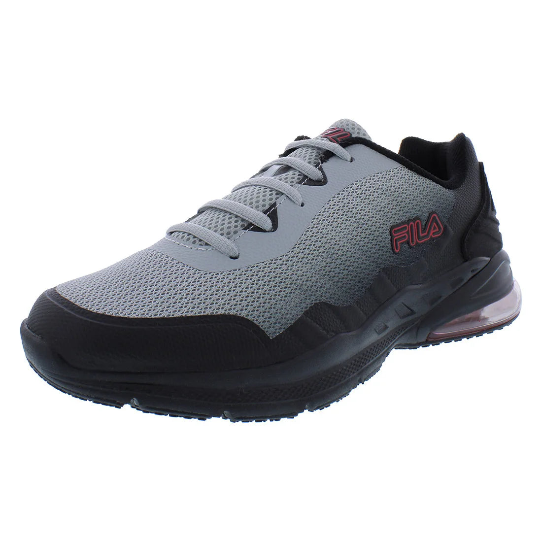 Fila Men's Acumen Viz Running Shoes in Grey/Black/Red Color | 100% Authentic
