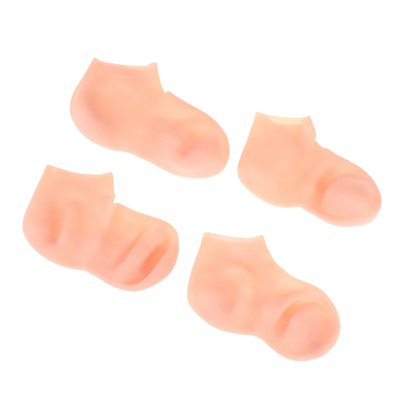 1 Pair Foot Care Socks Spa Silicone Moisturizing Gel Anti Cracking Protect
