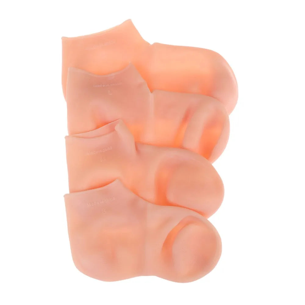 1 Pair Foot Care Socks Spa Silicone Moisturizing Gel Anti Cracking Protect
