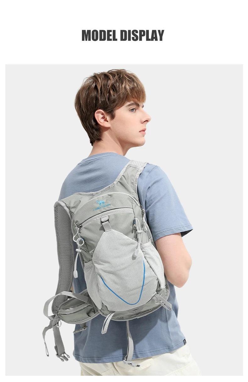 GOLDEN CAMEL12L Man Waterproof Backpacks Ultralight Climbing Bags for Men Backpack for Camping Travel Hiking Cycling Running Bag