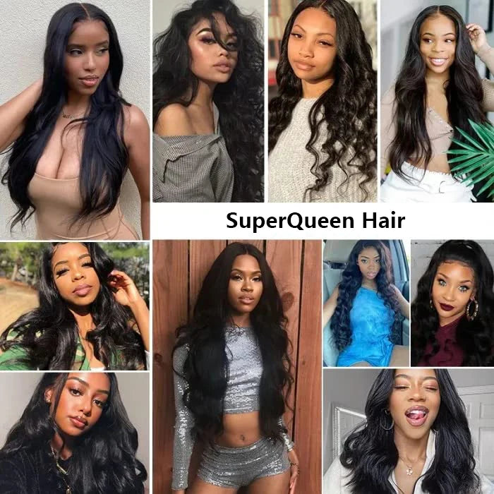 Full Head Body Wave Human Hair Extensions Natural Color 8Pcs 120G 240G Per Pack Loose Wave Clip In Hair Extensions 14-26 Inch
