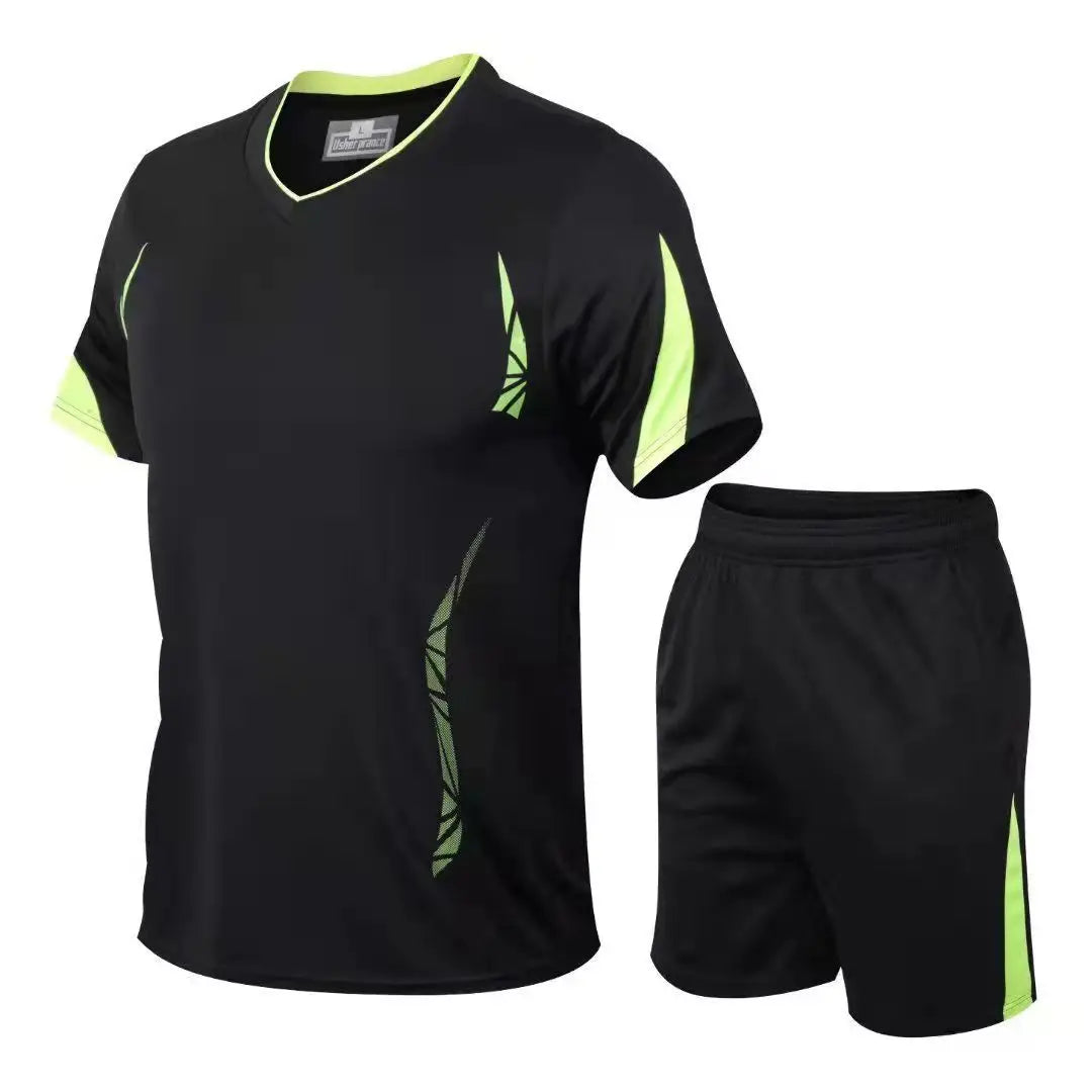 High quality tennis jerseys badminton shirt shorts set Men Table tennis sets ping pong clothes Badminton jogging sports suits