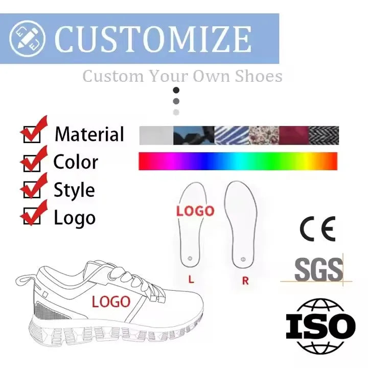 Breathable Lace-up Height Increasing Breathable PU Running Shoes Casual Sneaker for Women Wholesales 523