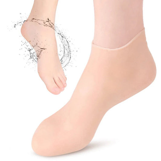 1 Pair Foot Care Socks Spa Silicone Moisturizing Gel Anti Cracking Protect