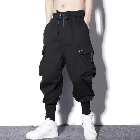 Workwear Pants for Men, Trendy Men's Clothing Spring and Autumn, Trendy Brand Workwear Pants Men's Sport Harem Trousers Male