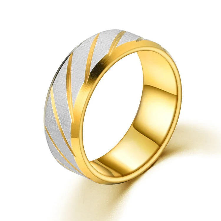 Stainless Steel Star Moon Wedding Band Black Rings For Men Free Shipping Knuckle Ring Fashion Trendy Jewelry Anillos De Hombre