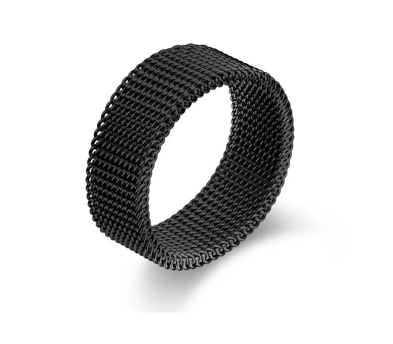 Stainless Steel Star Moon Wedding Band Black Rings For Men Free Shipping Knuckle Ring Fashion Trendy Jewelry Anillos De Hombre