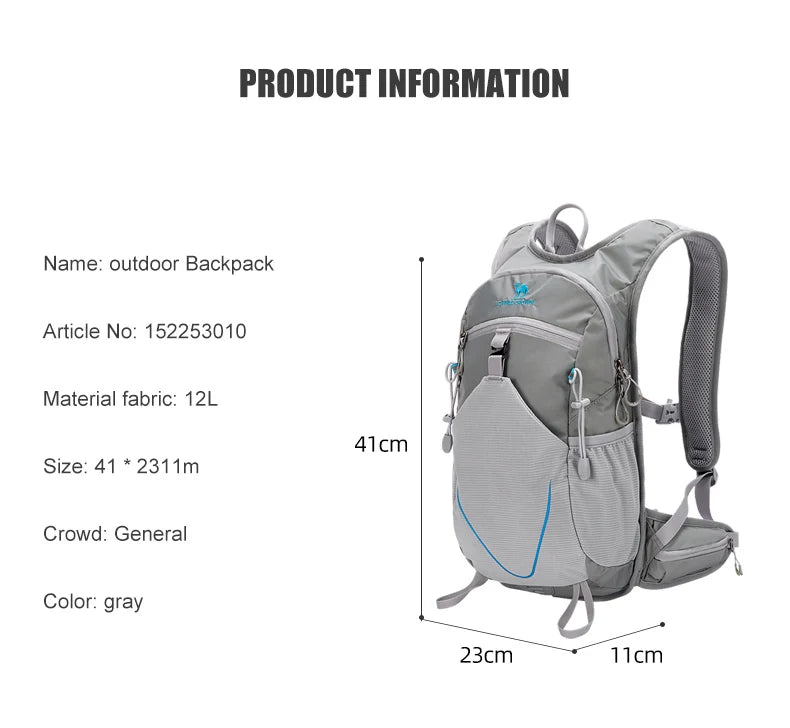 GOLDEN CAMEL12L Man Waterproof Backpacks Ultralight Climbing Bags for Men Backpack for Camping Travel Hiking Cycling Running Bag