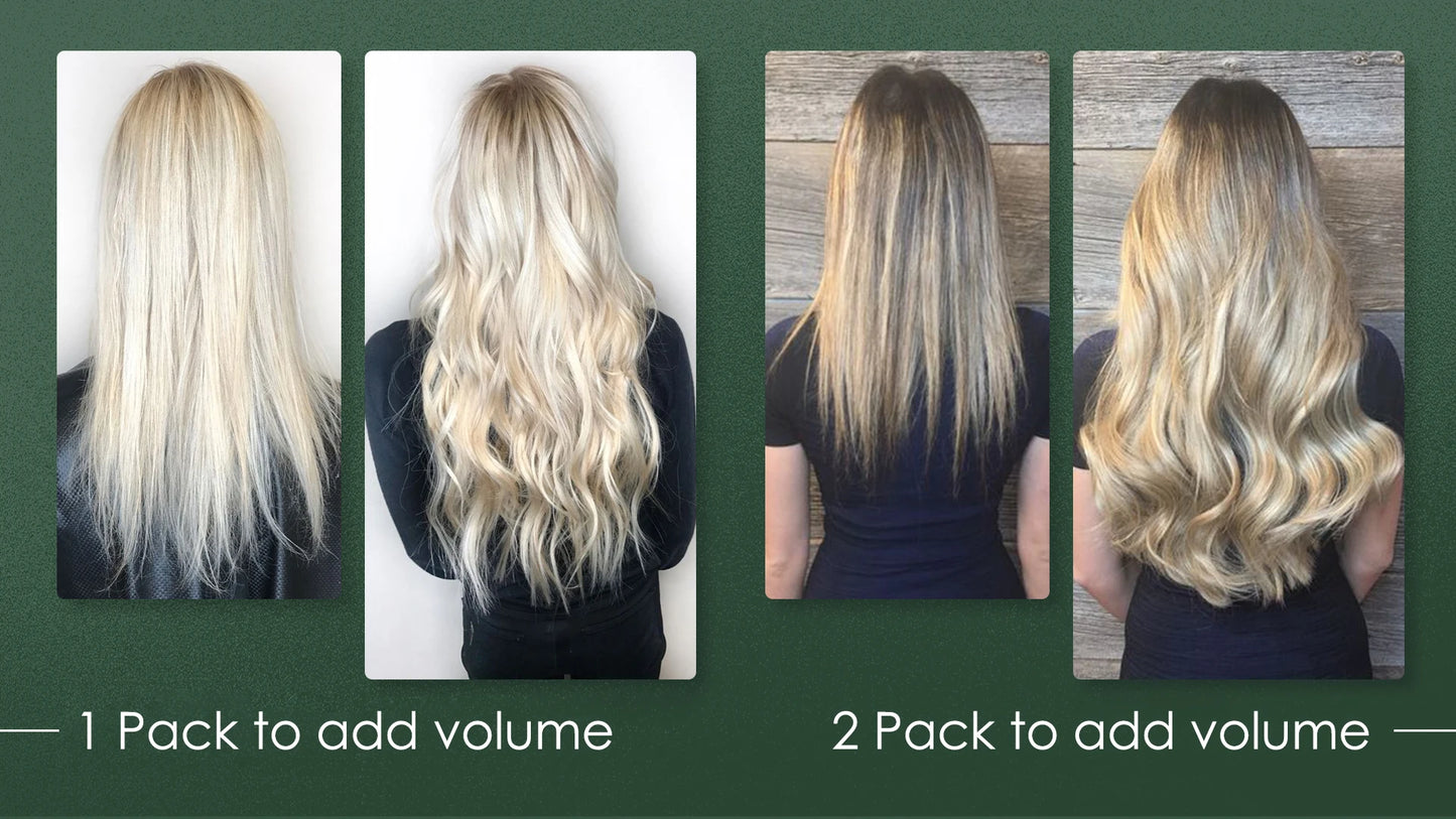 Ugeat Sew in Hair Extensions Human Hair Soft Natural Dark Root  Hair Bundles for Women Hair Weaves 100G Remy Human Hair