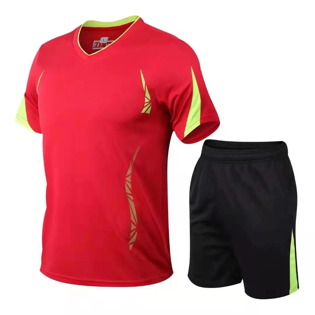 High quality tennis jerseys badminton shirt shorts set Men Table tennis sets ping pong clothes Badminton jogging sports suits