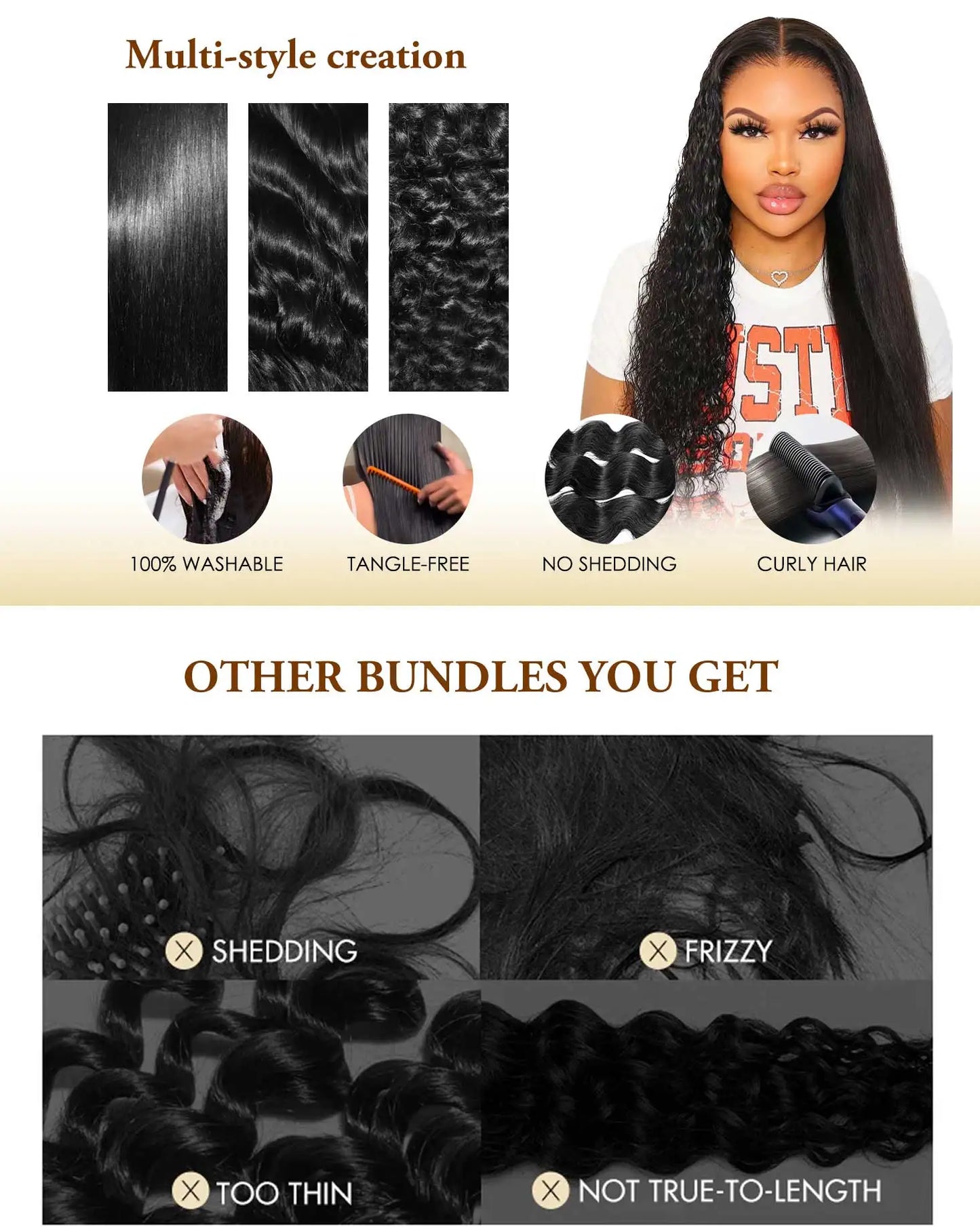 40 50 Inch Body Wave Human Hair Bundles Virgin Raw Human Hair Bundles 16A Brazilian Remy Weave Double Weft Hair Extensions