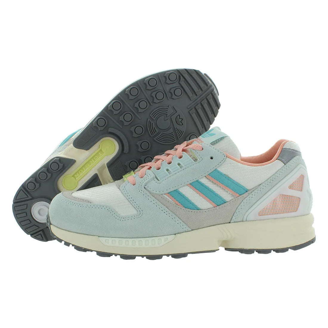 For ZX 8000 Men's Running Shoes Ice Mint/Trace Pink/Cream White Made in China Model MSS-IF5382 100% Authentic