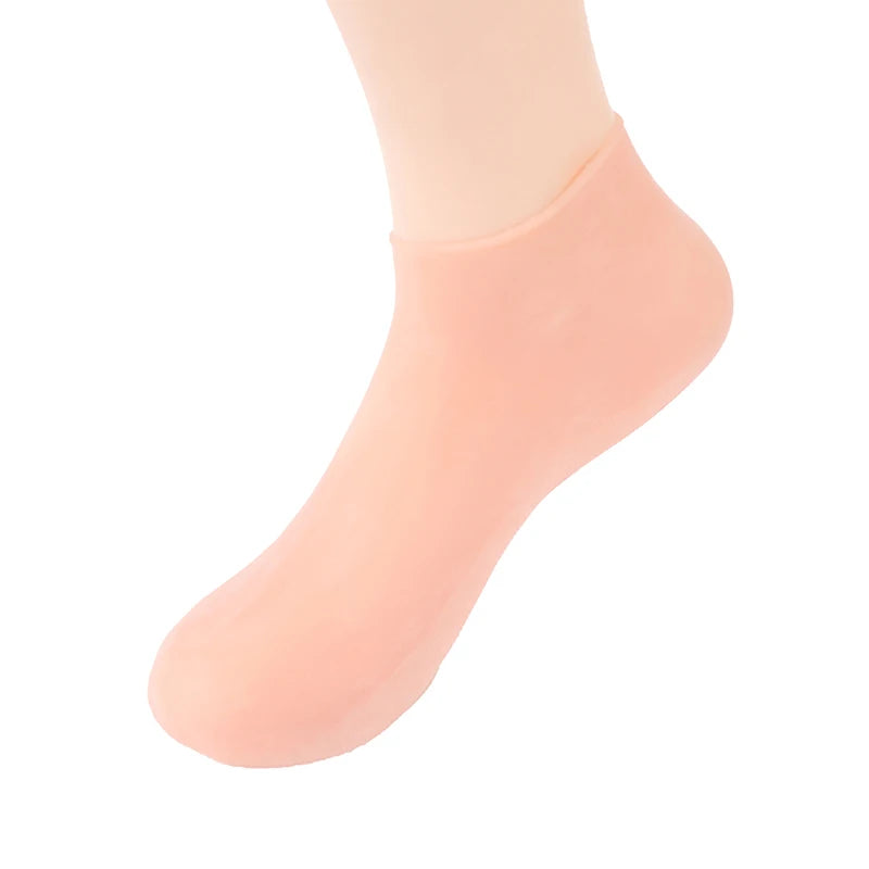 1 Pair Foot Care Socks Spa Silicone Moisturizing Gel Anti Cracking Protect