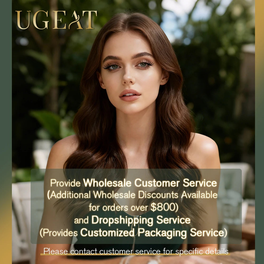 Ugeat Sew in Hair Extensions Human Hair Soft Natural Dark Root  Hair Bundles for Women Hair Weaves 100G Remy Human Hair
