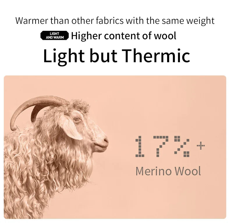 52025 Men's Thermal Leggings – Soft MicroModal with Merino Wool & Silk. Lightweight, Breathable, and Luxuriously comfortable
