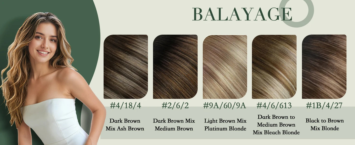 Ugeat Sew in Hair Extensions Human Hair Soft Natural Dark Root  Hair Bundles for Women Hair Weaves 100G Remy Human Hair