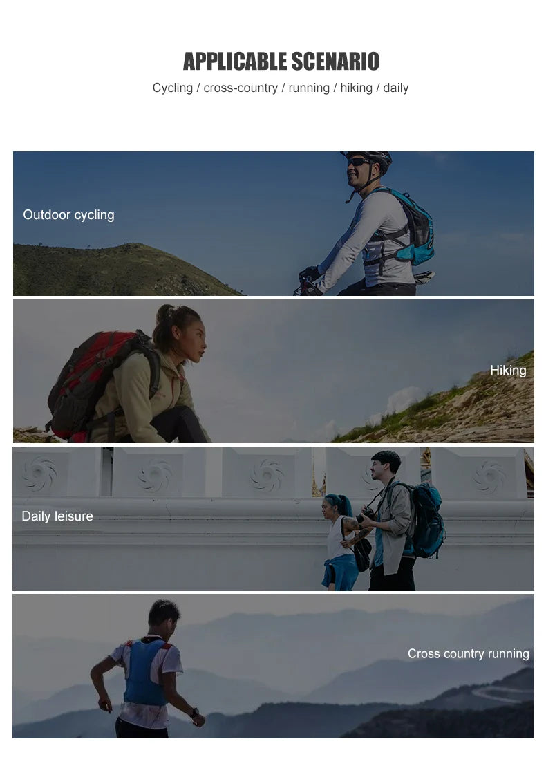 GOLDEN CAMEL12L Man Waterproof Backpacks Ultralight Climbing Bags for Men Backpack for Camping Travel Hiking Cycling Running Bag