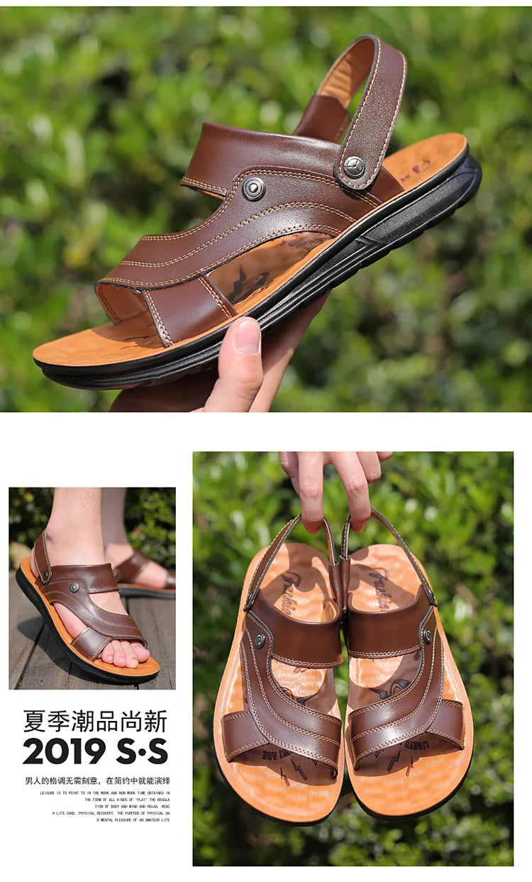 man 2020 Summer beach sandals  fashion new personality men's slidder  sandal  outdoor non-slippery beach slippers  man shoes