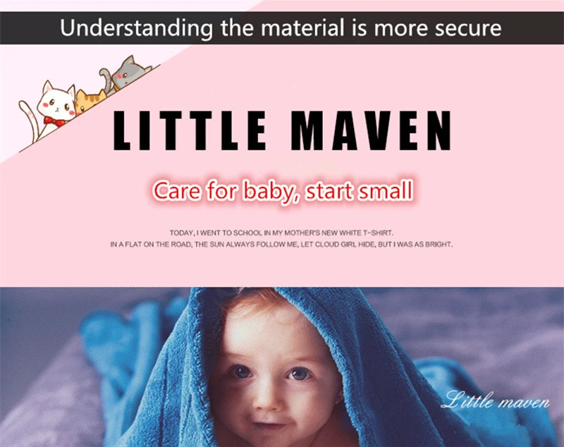 Little maven Baby Girls Casual Clothes Little  Girls 2026 New Summer Dress Kids Elegant Party Dress Children's Clothing