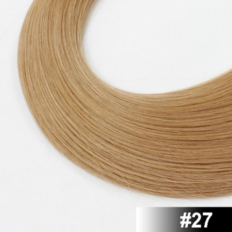 Remy Hair 1g/s 12-28 inch Real Remy Flat Tip Human Hair Extension Silky Straight Dark Brown Pre Bonded Keratin Fusion Hair