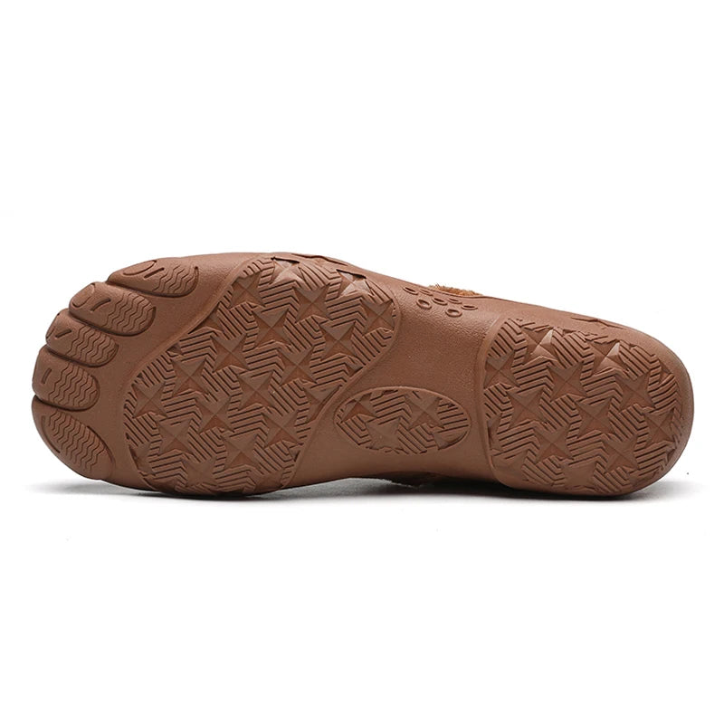 Winter Men Plus Size Leisure Indoor Plush Slippers Home Cotton Shoes Warm House Shoes Room Unisex Pantofole Peluche Invernali 48