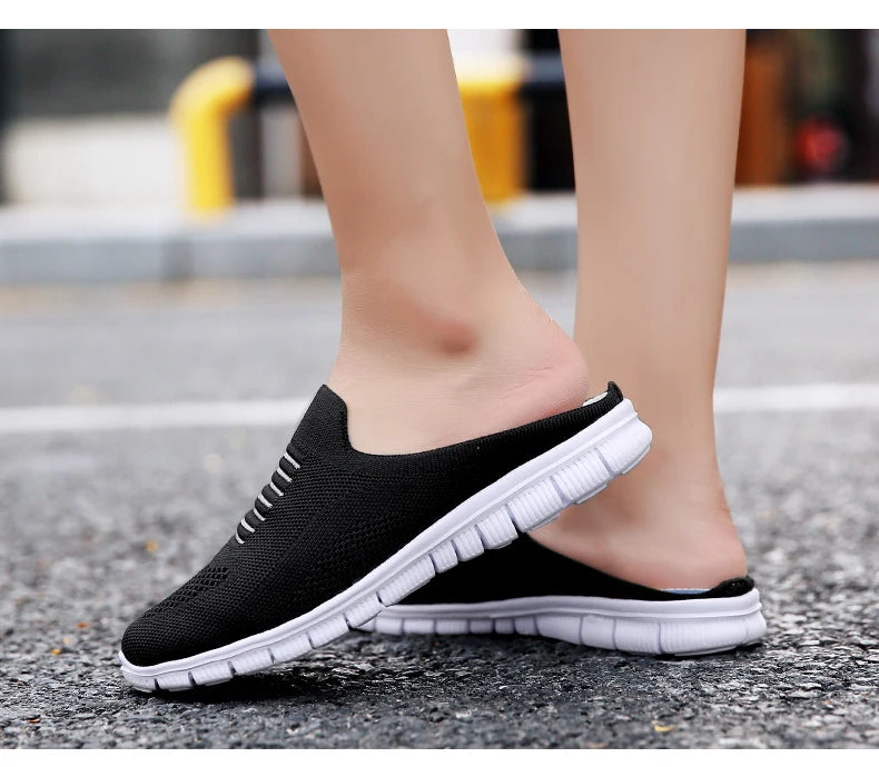 Women Vulcanized Shoes High Quality Shoes for Women 2025 Comfortable Casual Women Slippers Plus Size 42 Walking Flat