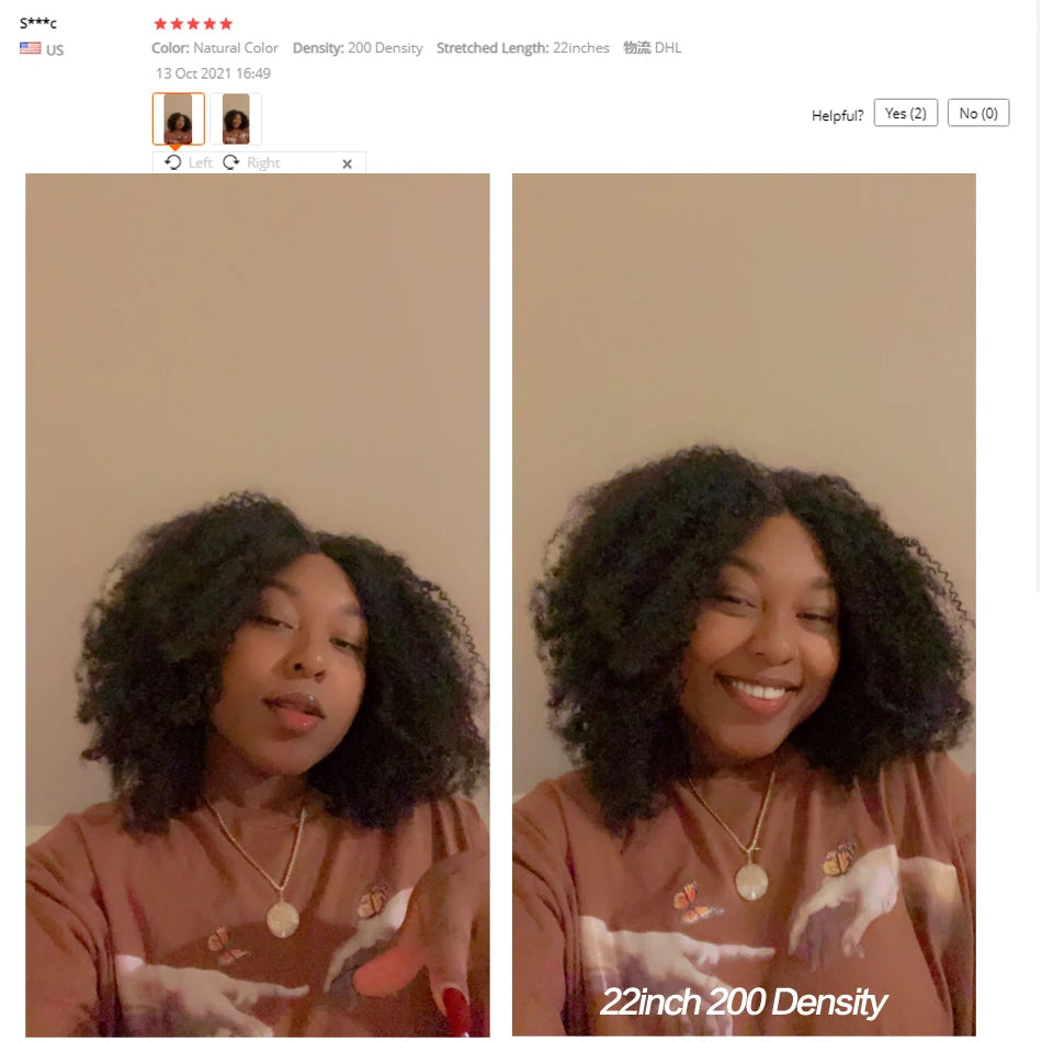 Afro kinky Curly Wig Human Hair 13x6 Lace Frontal Wig Deep Part Transparent Lace Front Wig 200 Density Brazilian Xcsunny