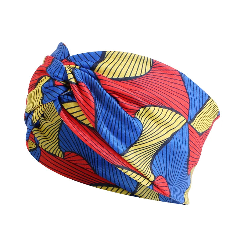 African Print Stretch Bandana Head Wrap Long Scarf Satin Floral Ankara Dashiki Women Party Turban Headwear Cap Hair Accessories