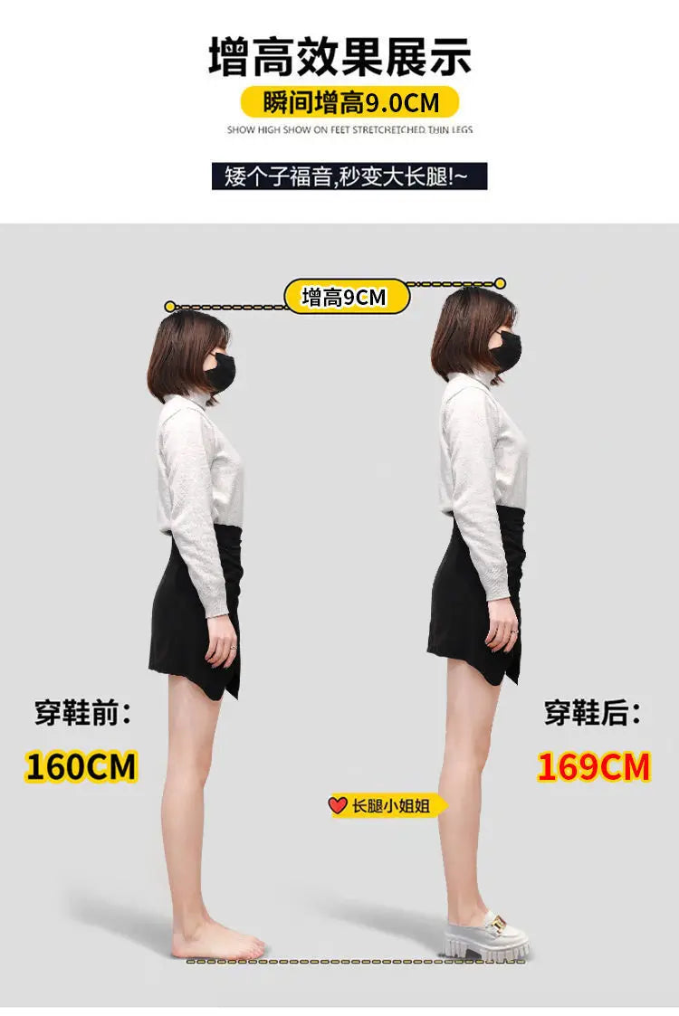 Leather Closed Toe Half Slippers Women Summer 2023 New Fashion Thick Bottom Internet Celebrity Lazy Sandals Shoes Women