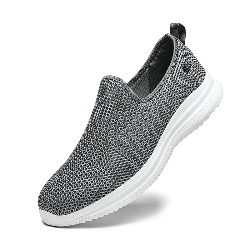 Summer Mesh Sneakers Men Fashion Outdoor Mens Casual Shoes Lightweight Slip on Walking Shoes Unisex Breathable Zapatillas Hombre