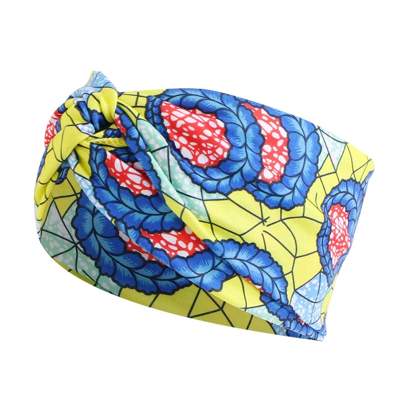 African Print Stretch Bandana Head Wrap Long Scarf Satin Floral Ankara Dashiki Women Party Turban Headwear Cap Hair Accessories