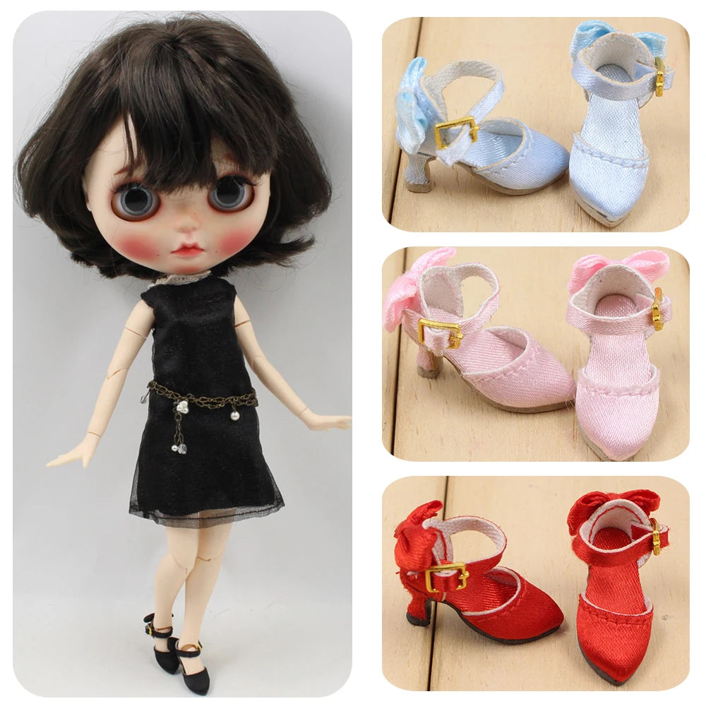 Shoes for 1/6 Blyth bjd doll icy DBS high heels