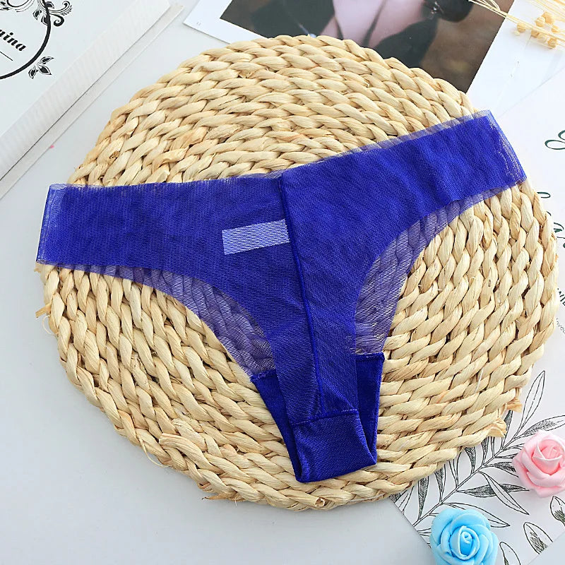 Cotton Women's Panties thongs Underwear Women Lace Soft Briefs Sexy Lingerie low Waist lingerie g-string 1pcs/Lot ac140