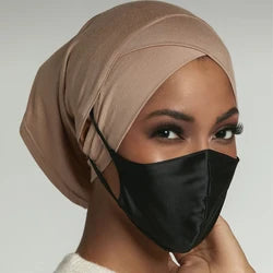 2022 New Print African Headtie Turban Cap Soft Stretch Twisted Pleated Beanie Head Wrap for Women Chemo Bonnet