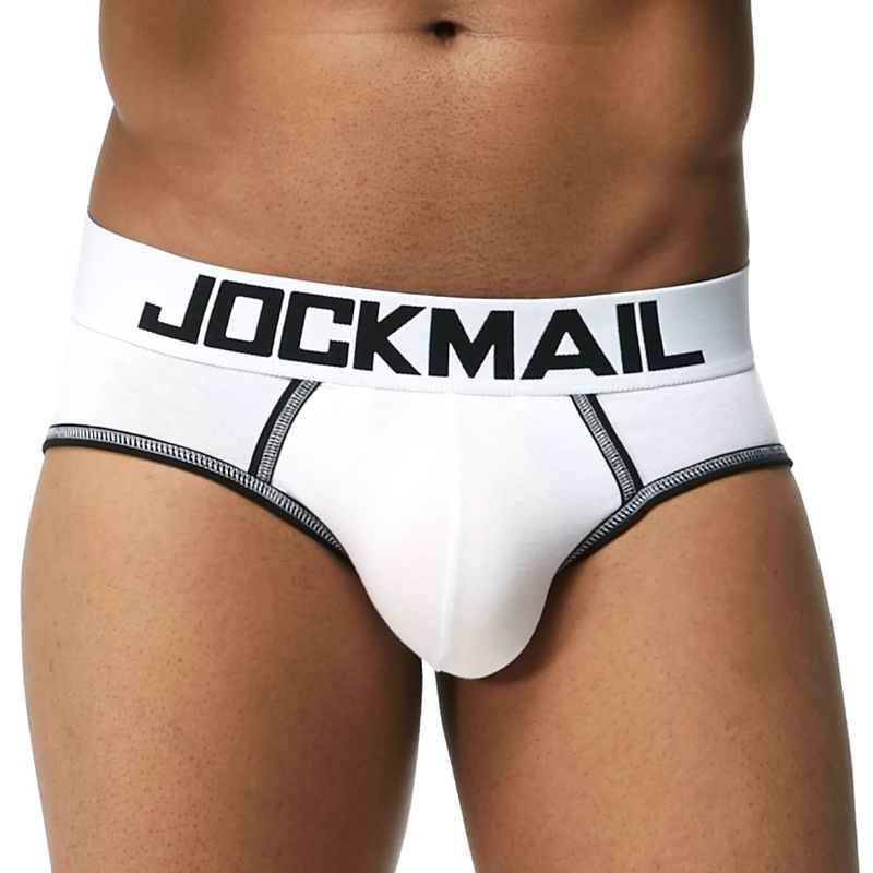 Sexy Men Underwear Briefs U Convex Big Penis Pouch Design Wonderjock Men Cotton Briefs for Man Bikini Adjustment Ring Cock