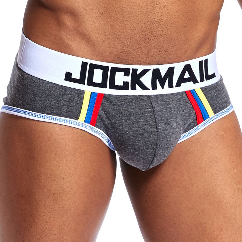 Sexy Men Underwear Briefs U Convex Big Penis Pouch Design Wonderjock Men Cotton Briefs for Man Bikini Adjustment Ring Cock