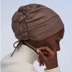 2022 New Print African Headtie Turban Cap Soft Stretch Twisted Pleated Beanie Head Wrap for Women Chemo Bonnet