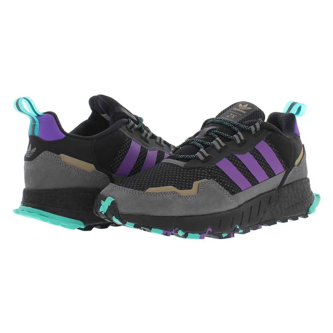For Zx 1K for Men's Running Shoes Seasonality Black/Multicolor-100% Authentic Made in Vietnam Model MSS-GZ3545