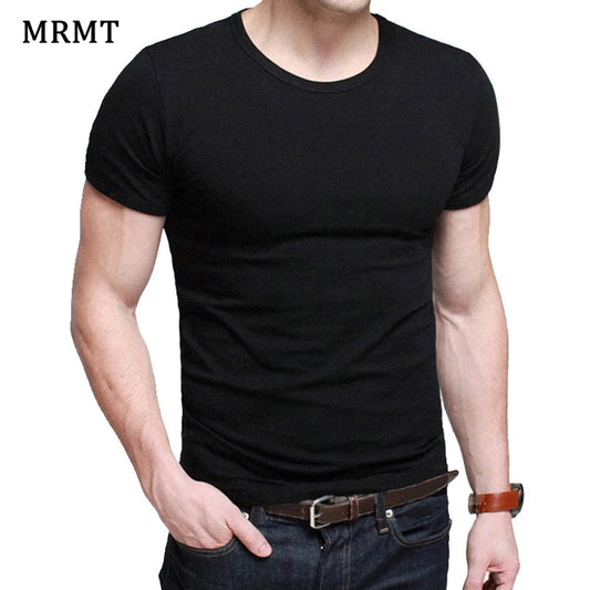 Men's T Shirt Short Sleeve Men T-Shirt O-Neck Slim Solid Color Half Sleeved Man Tops Tee Shirt 2026 MRMT Men T Shirt Clothing