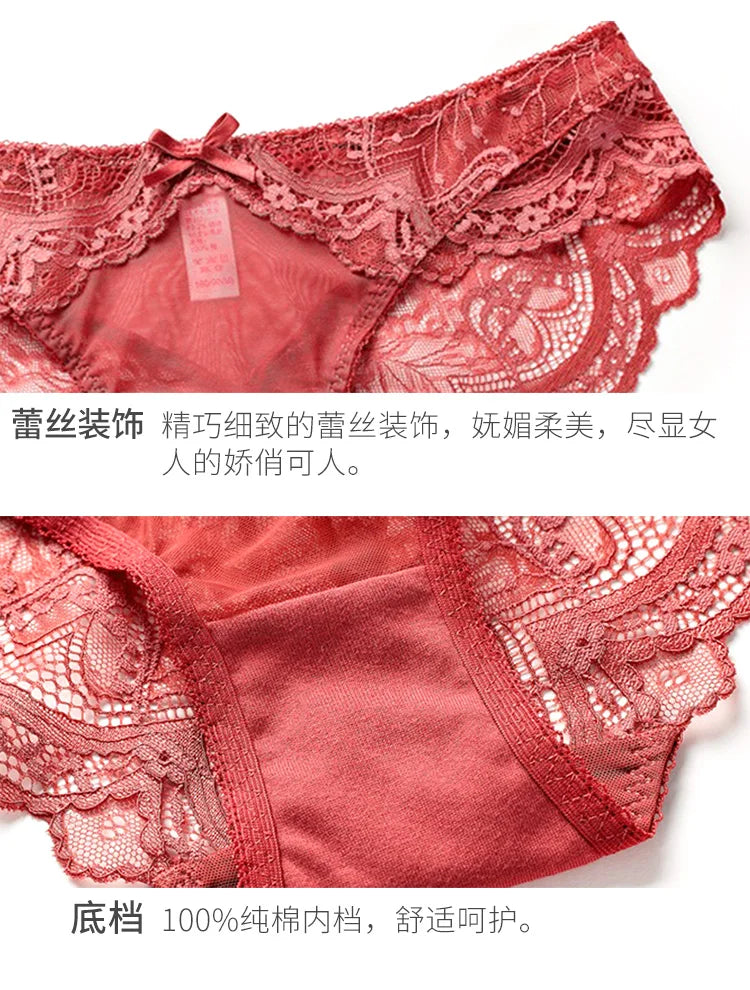 Nouvelle Seamless Sexy Transparent Ultrathin Lace Bra Briefs Sets Plus Size Lingerie Push Up Underwear