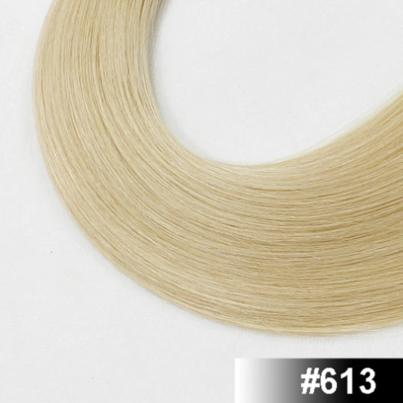 Remy Hair 1g/s 12-28 inch Real Remy Flat Tip Human Hair Extension Silky Straight Dark Brown Pre Bonded Keratin Fusion Hair
